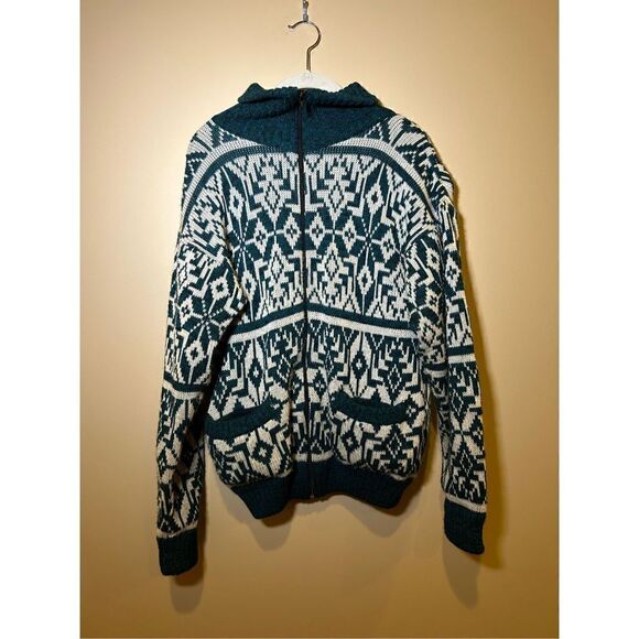Vintage Rob Winter 1980s/1990s Winter Sweater w/ vertical pockets - Picture 1 of 4